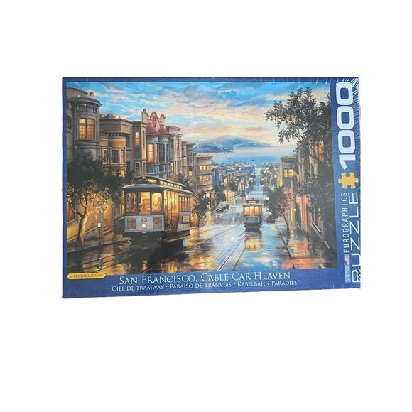 San Francisco cable car heaven thousand piece puzzle new/ Never opened - Picture 1 of 4
